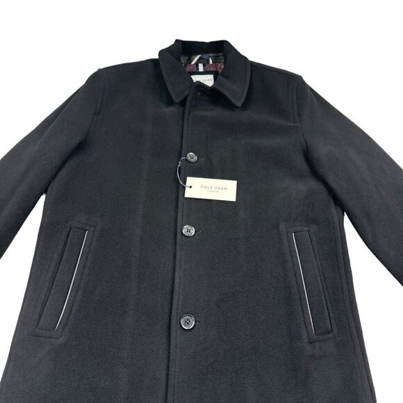 Cole Haan Signature Wool Blend Topper/Car Coat Men's Size Large - Picture 2 of 12